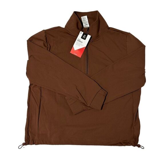 NWT Member's Mark Women's Zipper Front Kangaroo Pocket Long Sleeve Travel Pullov - Picture 3 of 11